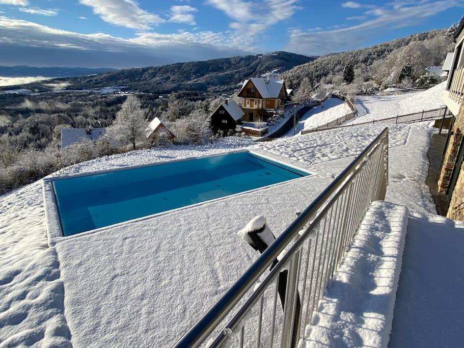 Greim15 --- Ganzes Ferienhaus Mit Fernsicht, Pool, Wellness Deutschlandsberg Exterior foto